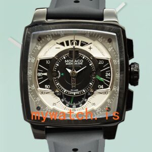 Tag Heuer Monaco 43mm Men MonacoBKAR-006 Black Dial Quartz