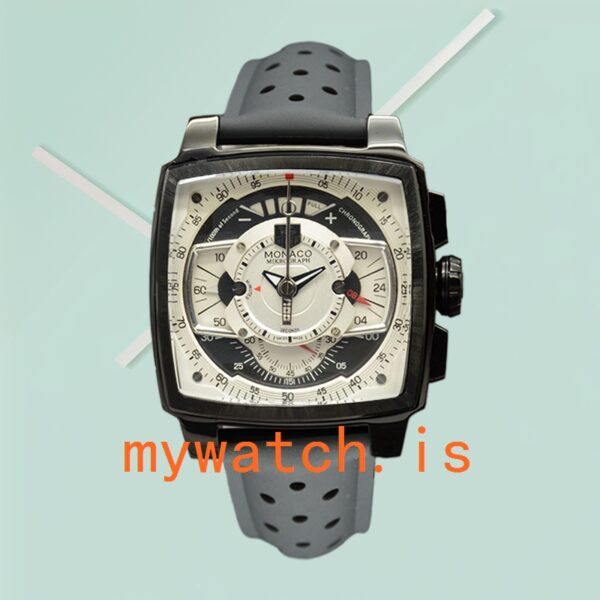 Tag Heuer Monaco 43mm MonacoWAR-003 Men White Dial Stainless Steel - Image 2