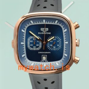 Tag Heuer Silverstone SilverstoneBLSR-002 Men 43mm Stainless Steel Rubber Band