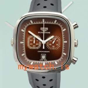 Tag Heuer Silverstone Men 43mm SilverstoneBRSR-005 Rubber Band