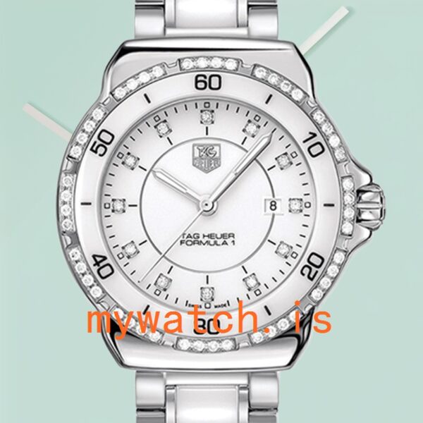 Tag Heuer Formula 1 WAH1313.BA0868 Ladies 38mm Stainless Steel White Dial