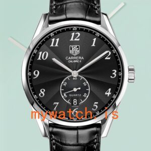 Tag Heuer Carrera 43mm Men WAS2110.FC6180 Black Dial