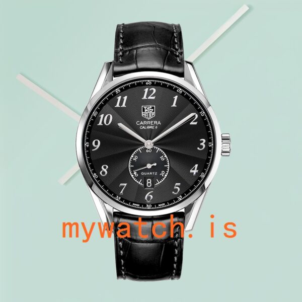 Tag Heuer Carrera 43mm Men WAS2110.FC6180 Black Dial - Image 2