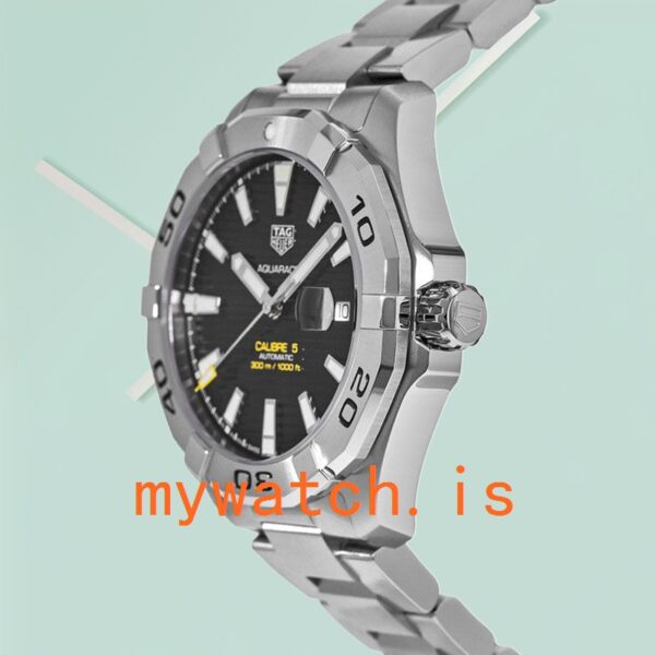 Tag Heuer Aquaracer WAY2010.BA0927 Men 43mm Silver-tone Automatic - Image 3