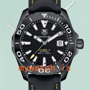 Tag Heuer Aquaracer WAY218A.FC6362 43mm Men Black-tone Black Dial