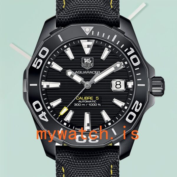 Tag Heuer Aquaracer WAY218A.FC6362 43mm Men Black-tone Black Dial