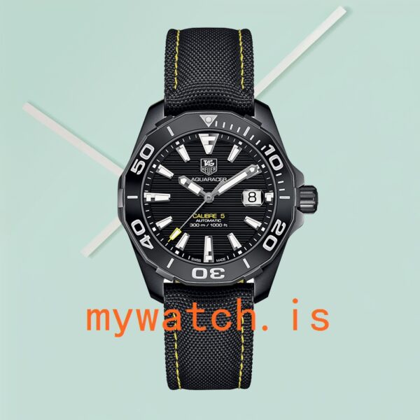 Tag Heuer Aquaracer WAY218A.FC6362 43mm Men Black-tone Black Dial - Image 2