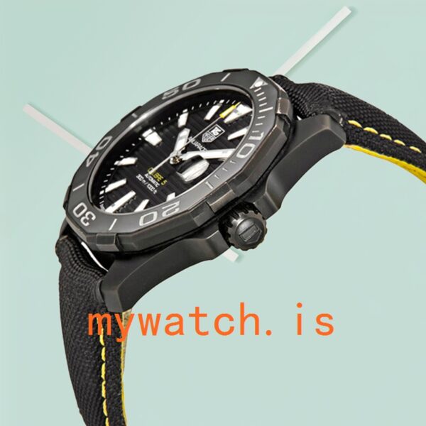 Tag Heuer Aquaracer WAY218A.FC6362 43mm Men Black-tone Black Dial - Image 4