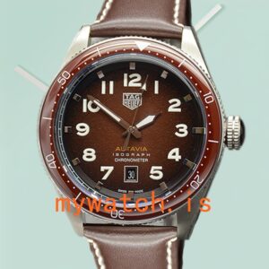 Tag Heuer Autavia Men WBE5114-001 43mm Silver-tone Automatic