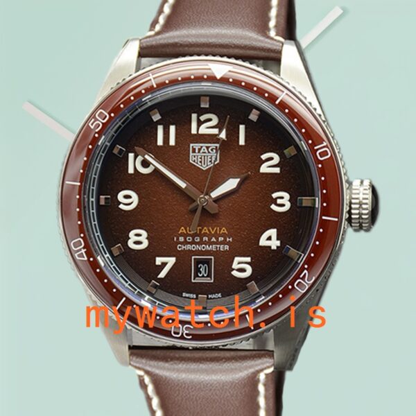 Tag Heuer Autavia Men WBE5114-001 43mm Silver-tone Automatic
