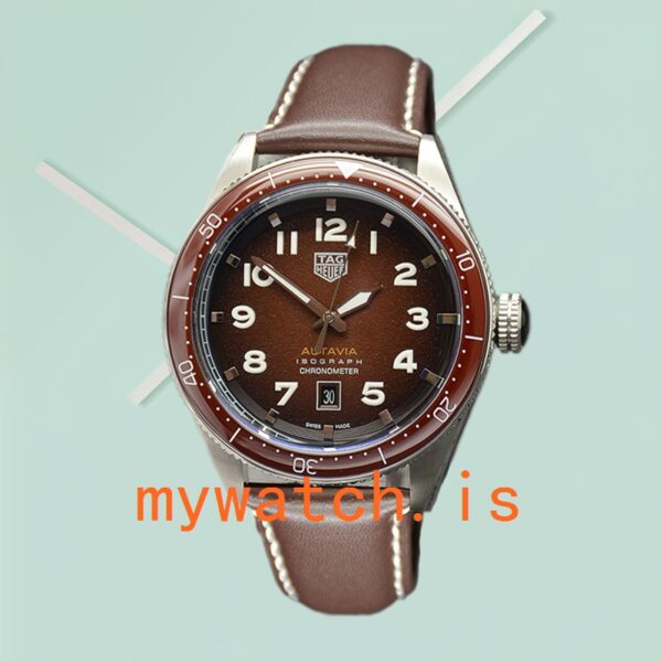 Tag Heuer Autavia Men WBE5114-001 43mm Silver-tone Automatic - Image 2