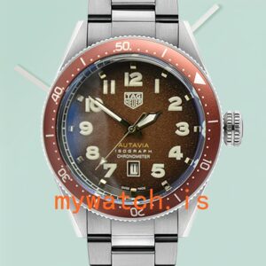 Tag Heuer Autavia WBE5114-003 43mm Men Stainless Steel Automatic