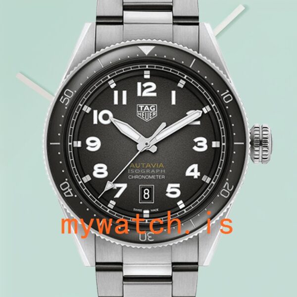 Tag Heuer Autavia WBE5114.EB0173 Men 43mm Silver-tone