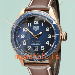 Tag Heuer Autavia 43mm WBE5190-002 Men Blue Dial