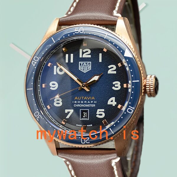 Tag Heuer Autavia 43mm WBE5190-002 Men Blue Dial