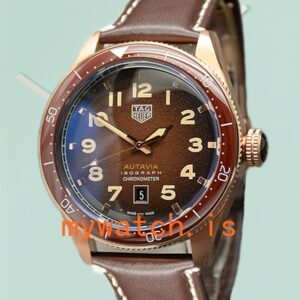 Tag Heuer Autavia WBE5191.FC8276-001 Men 43mm Ceramics Bezel Automatic