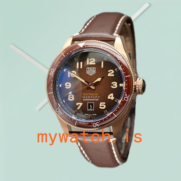 Tag Heuer Autavia WBE5191.FC8276-001 Men 43mm Ceramics Bezel Automatic - Image 2