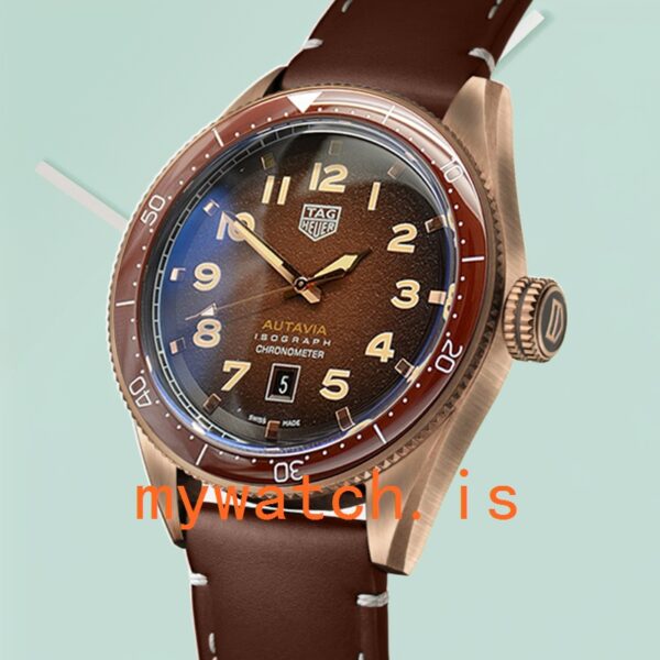 Tag Heuer Autavia WBE5191.FC8276-001 Men 43mm Ceramics Bezel Automatic - Image 3