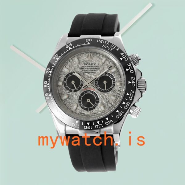 Rolex Daytona Men’s 40mm m116519ln-0038 Rubber Band Ceramics Bezel - Image 2