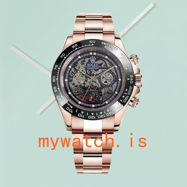 Rolex Daytona 40mm Men’s Skeleton Limited Edition Oyster Bracelet - Image 2