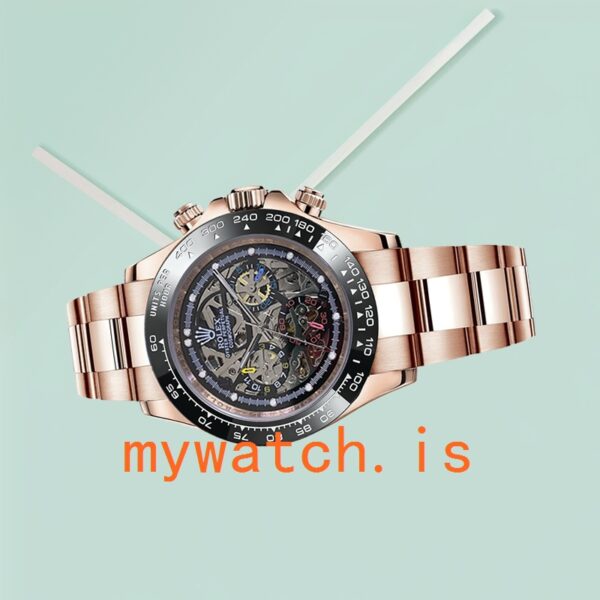 Rolex Daytona 40mm Men’s Skeleton Limited Edition Oyster Bracelet - Image 4