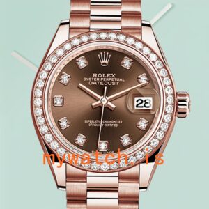 Rolex Datejust Ladies 279135rbr-0017 28mm President Bracelet/Jubilee Bracelet