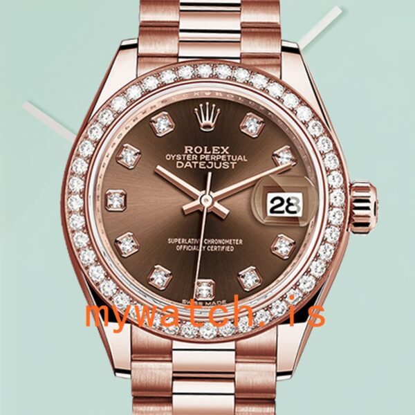 Rolex Datejust Ladies 279135rbr-0017 28mm President Bracelet/Jubilee Bracelet
