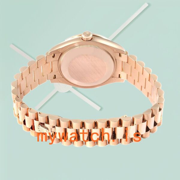 Rolex Datejust 28mm Ladies m279135rbr-0014 Rose Gold-tone Green Dial - Image 3