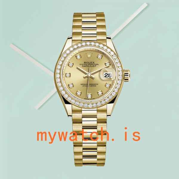 Rolex Datejust m279138rbr-0023 28mm Ladies Gold-tone Automatic - Image 3