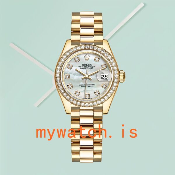 Rolex Datejust 28mm Ladies m279138rbr-0015 Automatic Mother of Pearl Dial - Image 5
