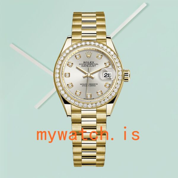 Rolex Datejust Ladies m279138rbr-0019 28mm Diamond Bezel - Image 2