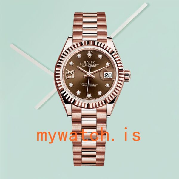 Rolex Datejust m279175-0002 28mm Ladies President Bracelet/Jubilee Bracelet Automatic - Image 2