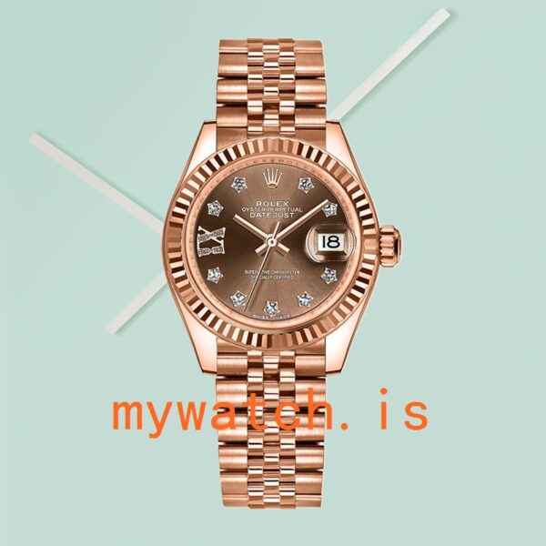 Rolex Datejust m279175-0002 28mm Ladies President Bracelet/Jubilee Bracelet Automatic - Image 3
