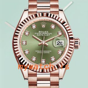 Rolex Datejust m279175-0009 Ladies 28mm Rose Gold-tone Automatic