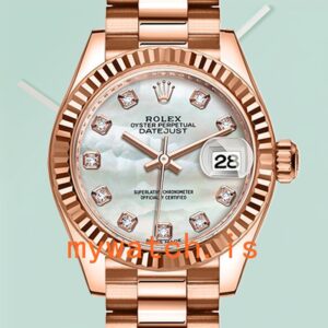 Rolex Datejust 28mm Ladies m279175-0017 Automatic