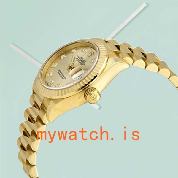 Rolex Datejust 28mm Ladies m279178-0017 Gold-tone Stainless Steel - Image 5