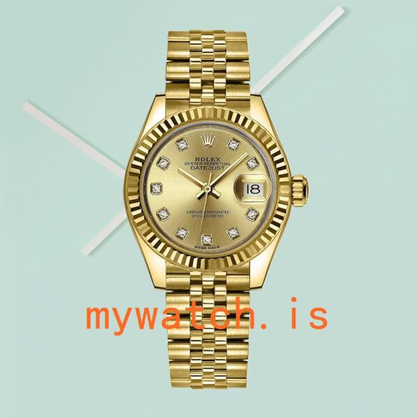 Rolex Datejust 28mm Ladies m279178-0017 Gold-tone Stainless Steel - Image 3