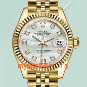 Rolex Datejust Ladies m279178-0025 28mm Mother of Pearl Dial