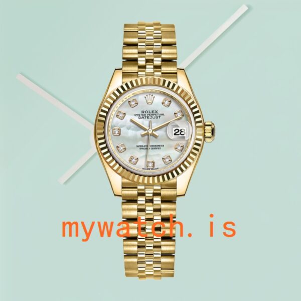 Rolex Datejust Ladies m279178-0025 28mm Mother of Pearl Dial - Image 2