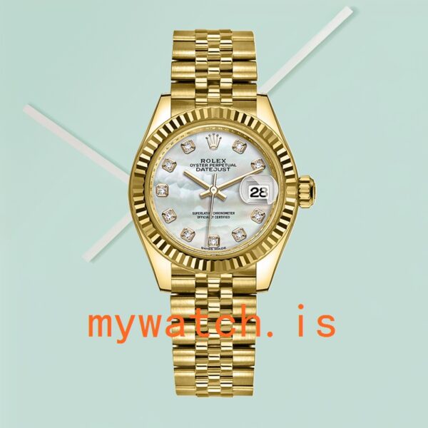 Rolex Datejust Ladies m279178-0025 28mm Mother of Pearl Dial - Image 3