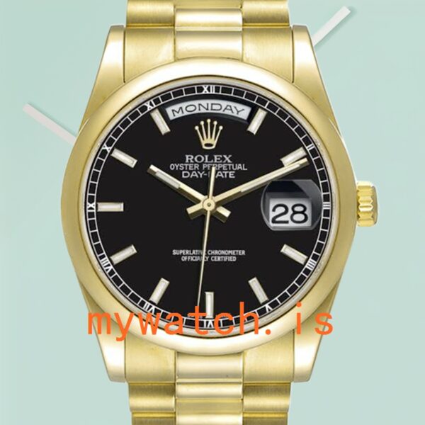 Rolex Day-Date 118208 36mm Men’s Automatic President Bracelet/Oyster Bracelet