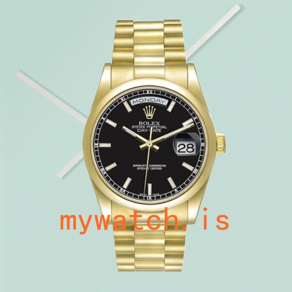 Rolex Day-Date 118208 36mm Men’s Automatic President Bracelet/Oyster Bracelet - Image 2