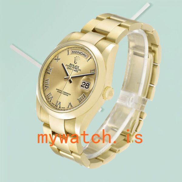 Rolex Day-Date Men’s 118208 36mm Champagne Dial - Image 5