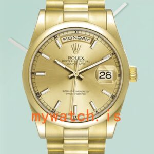 Rolex Day-Date 118208-0062 36mm Men’s President Bracelet/Oyster Bracelet