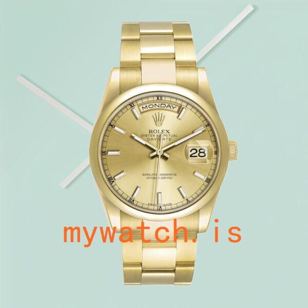 Rolex Day-Date 118208-0062 36mm Men’s President Bracelet/Oyster Bracelet - Image 2