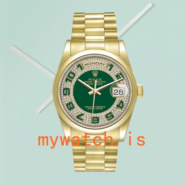 Rolex Day-Date 36mm Men’s 118208 Gold-tone - Image 2