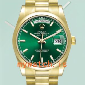 Rolex Day-Date Men’s 36mm m118208-0349 Gold-tone Automatic