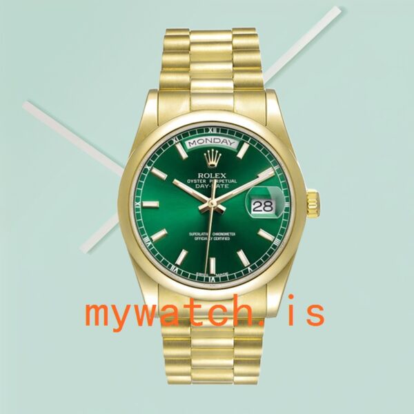 Rolex Day-Date Men’s 36mm m118208-0349 Gold-tone Automatic - Image 3