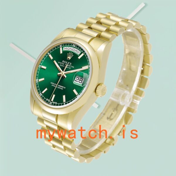 Rolex Day-Date Men’s 36mm m118208-0349 Gold-tone Automatic - Image 4