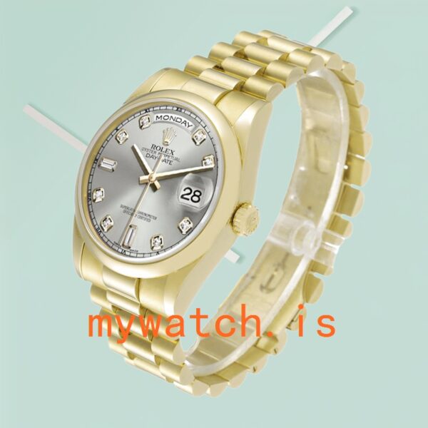 Rolex Day-Date Men’s 118208 36mm President Bracelet/Oyster Bracelet Gold-tone - Image 3